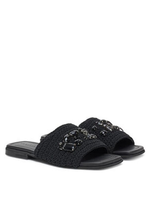 Inuikii Klapki Classic Suede Velcro 70104-367 Czarny. Kolor: czarny. Materiał: materiał