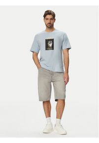 Jack & Jones T-Shirt Norrebro Photo 12291022 Niebieski Regular Fit. Kolor: niebieski. Materiał: bawełna #3