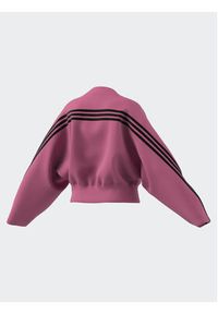 Adidas - adidas Bluza Future Icons 3-Stripes Sweatshirt IL3054 Różowy Loose Fit. Kolor: różowy. Materiał: bawełna #7