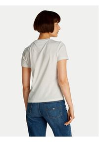 Tommy Jeans T-Shirt Bubble DW0DW21338 Biały Regular Fit. Kolor: biały. Materiał: bawełna #11