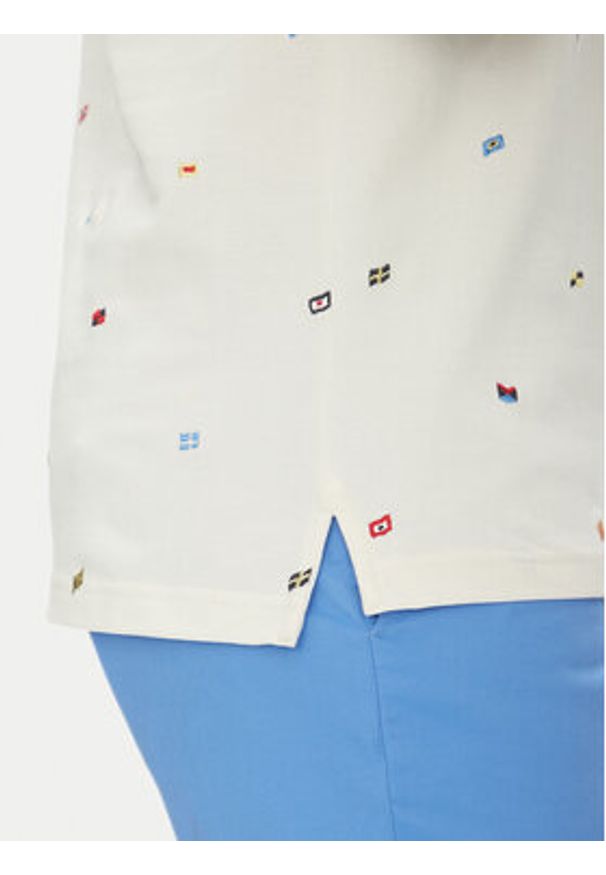 TOMMY HILFIGER - Tommy Hilfiger Polo Critter MW0MW39044 Beżowy Regular Fit. Typ kołnierza: polo. Kolor: beżowy. Materiał: bawełna