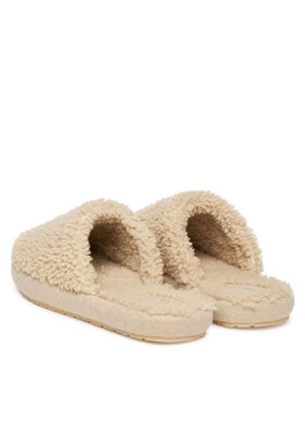 EMU Australia Kapcie Starley W13205 Écru. Materiał: skóra