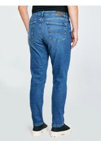 Big-Star - Jeansy damskie granatowe Maggie 546. Okazja: na co dzień. Kolor: niebieski. Styl: casual, klasyczny, elegancki #3