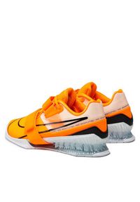 Nike Buty Romaleos 4 CD3463 801 Pomarańczowy. Kolor: pomarańczowy. Materiał: materiał #8