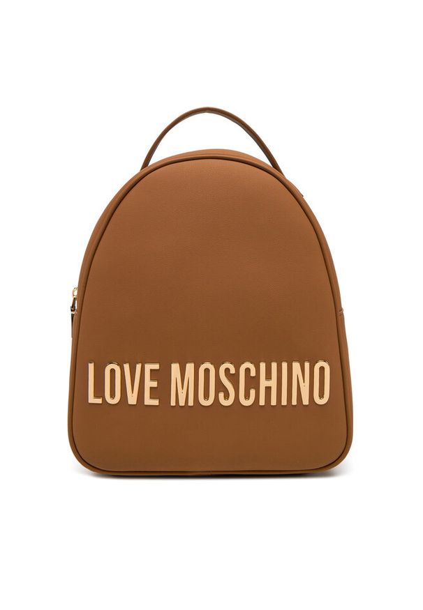 Love Moschino - Plecak LOVE MOSCHINO. Kolor: brązowy