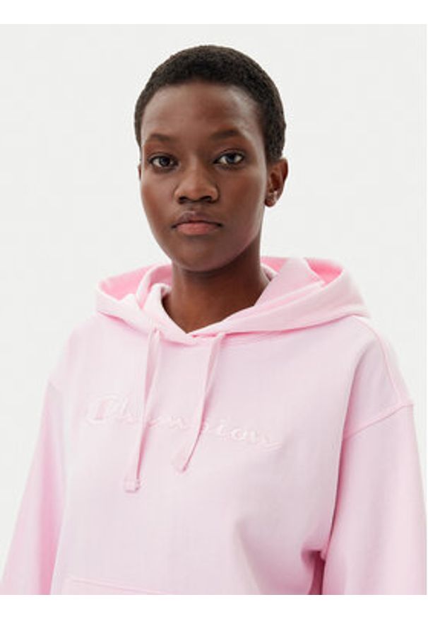 Champion Bluza 117785 Różowy Standard Fit. Kolor: różowy. Materiał: bawełna
