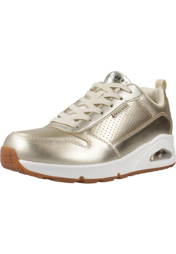 skechers - Tenisówki Skechers Model Uno - Metallixs Kolor Złoty. Kolor: żółty. Materiał: syntetyk, tkanina