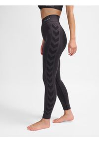 Damskie legginsy ze średnim stanem Hummel CI. Kolor: czarny