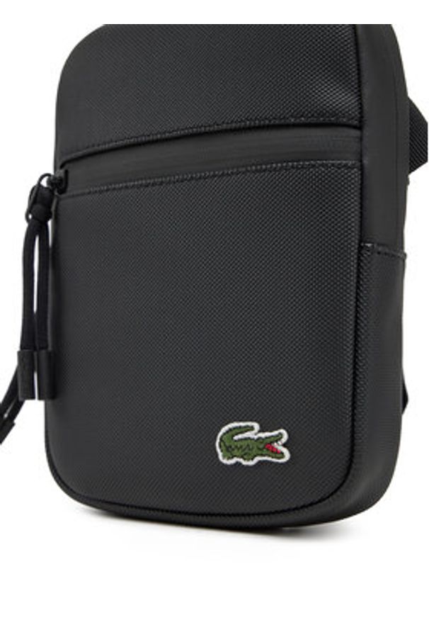 Lacoste Saszetka NH3307LV Czarny. Kolor: czarny. Materiał: skóra