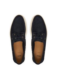 BOSS Półbuty Sienne 50563130 Granatowy. Kolor: niebieski. Materiał: zamsz, skóra #3