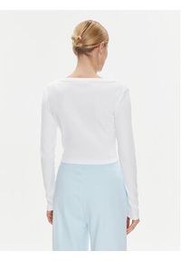 Calvin Klein Jeans Bluzka J20J222570 Biały Regular Fit. Kolor: biały. Materiał: bawełna #5