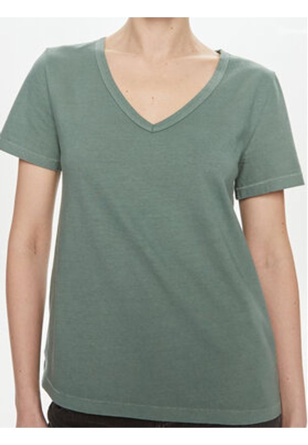 GAP - Gap T-Shirt 740140 Zielony Regular Fit. Kolor: zielony. Materiał: bawełna