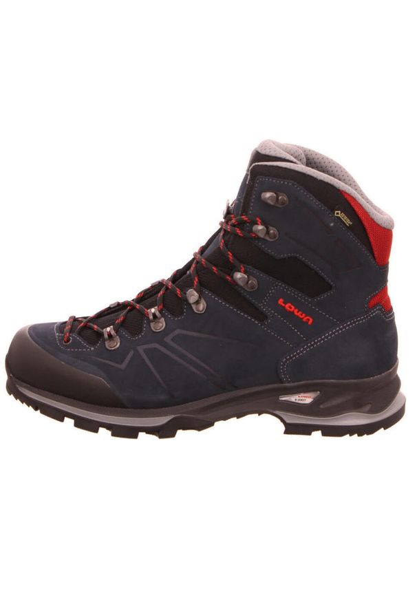Buty trekkingowe męskie Lowa Baldo Gtx WP. Wysokość cholewki: za kostkę. Zapięcie: sznurówki. Kolor: szary. Materiał: guma, skóra, tkanina. Szerokość cholewki: normalna