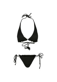 Urban Classics - Zestaw Bikini Dla Kobiet Babylock Ribbed Triangle Cups. Kolor: czarny