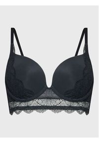 Wonderbra Biustonosz z fiszbiną WB000B2P Czarny. Kolor: czarny. Materiał: syntetyk #2