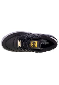 Adidas - Buty adidas W Rivalry Low W FV3347 czarne. Okazja: na co dzień. Zapięcie: sznurówki. Kolor: czarny. Materiał: materiał, skóra. Szerokość cholewki: normalna #4