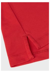 Emporio Armani - EMPORIO ARMANI Męska, czerwona, koszulka polo, Rozmiar S. Typ kołnierza: polo. Kolor: czerwony. Materiał: bawełna, elastan, dzianina. Wzór: nadruk