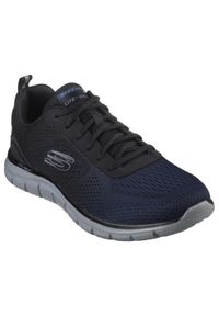 skechers - Buty treningowe męskie, Skechers Track - Ripkent. Kolor: niebieski, wielokolorowy, czarny