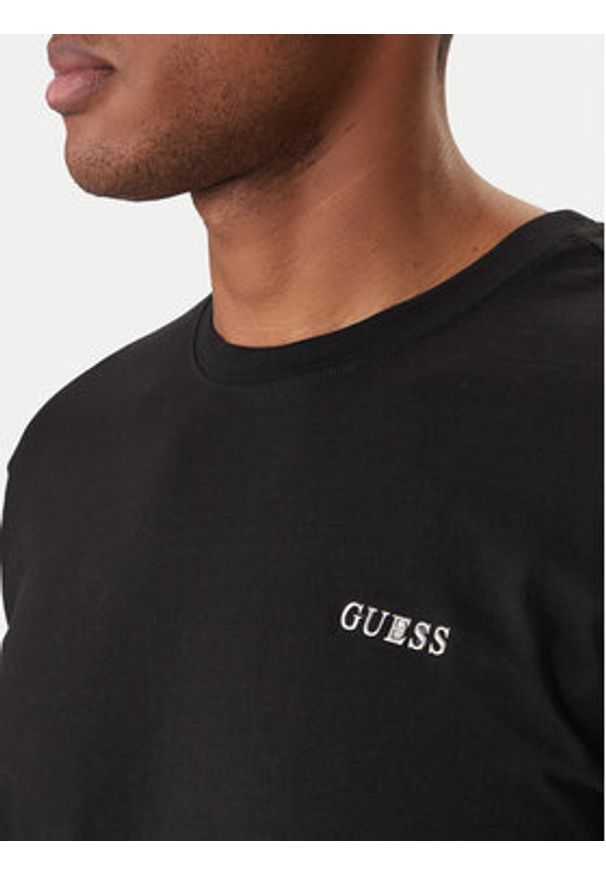 Guess T-Shirt Z6RI17 I3Z14 Czarny Regular Fit. Kolor: czarny. Materiał: bawełna