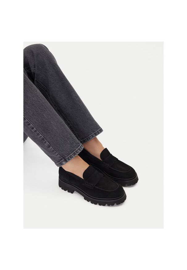 Loafersy Badura. Kolor: czarny