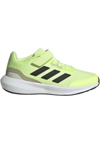 Adidas - Buty adidas Runfalcon 3.0 El K Jr IF8586 żółte. Okazja: na co dzień. Zapięcie: rzepy. Kolor: żółty. Materiał: guma, syntetyk, materiał. Szerokość cholewki: normalna. Model: Adidas Cloudfoam #7