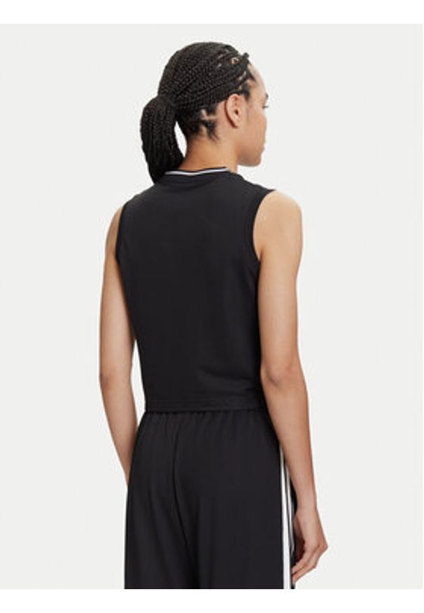 Adidas - adidas Bluzka Tiro Cut 3-Stripes Mesh JG4115 Czarny Regular Fit. Kolor: czarny. Materiał: syntetyk