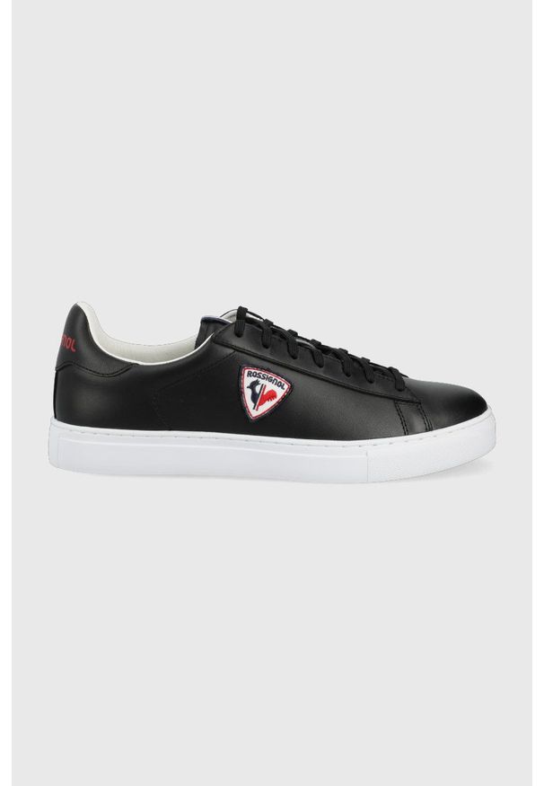 Rossignol sneakersy skórzane Alex kolor czarny. Nosek buta: okrągły. Zapięcie: sznurówki. Kolor: czarny. Materiał: skóra
