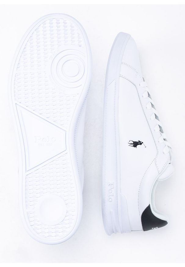 Sneakersy męskie Polo Ralph Lauren Hrt Ct II (809829824005). Kolor: biały