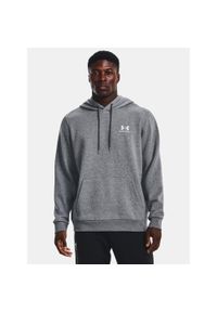 Under Armour - Bluza fitness męska UNDER ARMOUR Icon Fleece Hoodie z kapturem. Typ kołnierza: kaptur. Kolor: szary. Sport: fitness #1