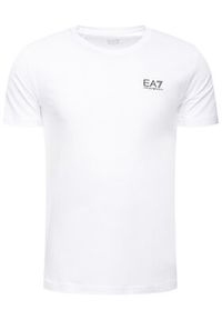 EA7 Emporio Armani T-Shirt 8NPT51 PJM9Z 1100 Biały Regular Fit. Kolor: biały. Materiał: bawełna