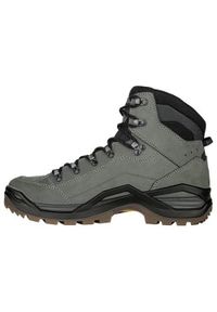 Buty trekkingowe męskie Lowa Renegade Evo Mid Gtx. Wysokość cholewki: za kostkę. Zapięcie: sznurówki. Kolor: wielokolorowy, szary. Materiał: skóra, syntetyk, materiał. Szerokość cholewki: normalna