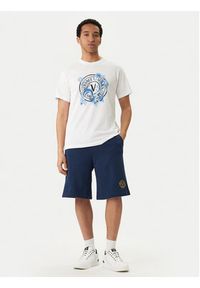 Versace Jeans Couture T-Shirt 80GAHE01 CJ00E Biały Regular Fit. Kolor: biały. Materiał: bawełna #2