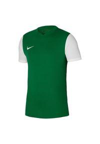 Nike - Męska Koszulka Tiempo Premier II. Kolor: zielony. Sport: turystyka piesza