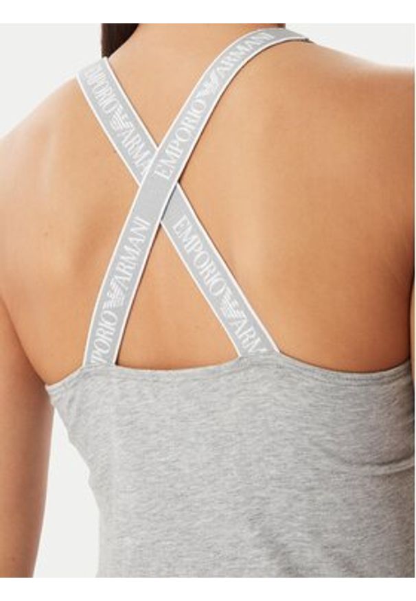 Emporio Armani Underwear Top EW002903 AF19026 O8002 Szary Slim Fit. Kolor: szary. Materiał: bawełna