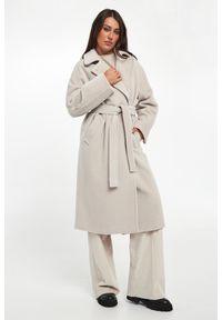 Marella - Płaszcz damski z wełny dziewiczej English MARELLA. Materiał: wełna #1