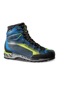 LA SPORTIVA - Buty trekkingowe męskie La Sportiva La Trango Tech Gtx. Wysokość cholewki: za kostkę. Zapięcie: sznurówki. Kolor: niebieski. Materiał: materiał, syntetyk, tkanina. Szerokość cholewki: normalna