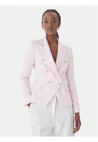 Rinascimento Marynarka CFC0128639003 Różowy Regular Fit. Kolor: różowy. Materiał: syntetyk #1