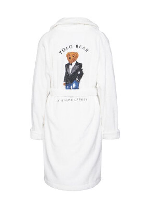 Polo Ralph Lauren Szlafrok 4P0396 Biały. Typ kołnierza: polo. Kolor: biały. Materiał: bawełna