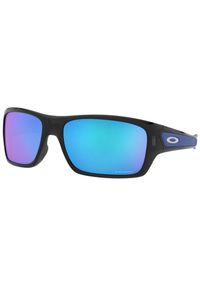 Męskie okulary przeciwsłoneczne Oakley® Turbine w kolorze niebieskim. Kolor: czarny, niebieski, wielokolorowy