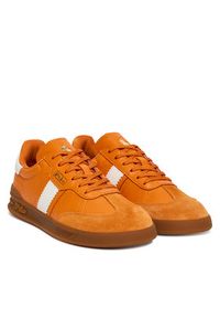 Polo Ralph Lauren Sneakersy Aera 804956688007 Pomarańczowy. Kolor: pomarańczowy. Materiał: skóra