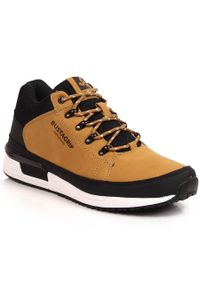 Skórzane buty męskie sneakersy żółte Cruiser Bustagrip. Kolor: żółty. Materiał: skóra #4