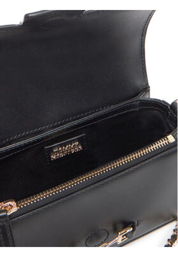TOMMY HILFIGER - Tommy Hilfiger Torebka Heritage Leather Crossover AW0AW17212 Czarny. Kolor: czarny. Materiał: skórzane