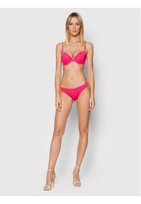 Bikini EA7 Emporio Armani. Kolor: różowy. Materiał: syntetyk #1