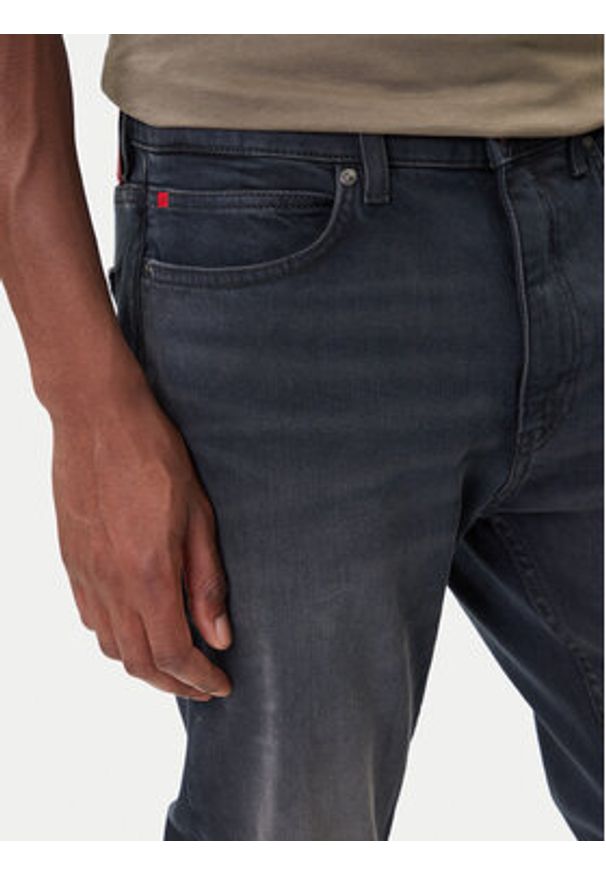 Hugo - HUGO Jeansy 50547251 Granatowy Extra Slim Fit. Kolor: niebieski