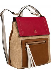 LuluCastagnette Elegancki plecak damski ze skóry ekologicznej LuluCastagnette NoSize. Materiał: skóra ekologiczna. Styl: elegancki #1