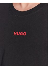 Hugo T-Shirt Linked 50480246 Czarny Regular Fit. Kolor: czarny. Materiał: bawełna #3