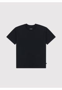 Pako Lorente - PAKO LORENTE – Czarny męski t-shirt basic. Okazja: na co dzień. Kolor: czarny, biały. Materiał: bawełna. Styl: casual #6