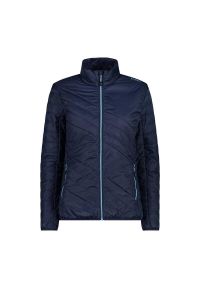 Damska kurtka puchowa CMP. Kolor: niebieski. Materiał: puch. Sport: turystyka piesza #1