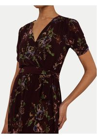 Lauren Ralph Lauren - LAUREN RALPH LAUREN Sukienka codzienna 250951435001 Bordowy Regular Fit. Okazja: na co dzień. Kolor: czerwony. Materiał: syntetyk. Typ sukienki: proste. Styl: casual #2