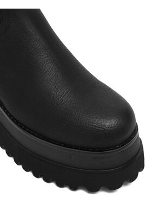 Replay - REPLAY Kozaki GWL72.000.C0025S Czarny. Kolor: czarny. Materiał: skóra